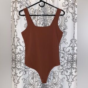 Abercrombie & Fitch Soft Collection brown seamless body suit